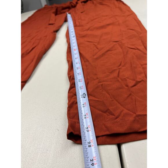 Women's Plus Size 3XL Black One Shoulder Crop Top Paperbag Pants Outfit Set - Picture 8 of 10